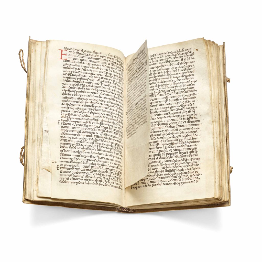 Manuscrit de Locmaria-3. Crédit photo : Christie’s images limited