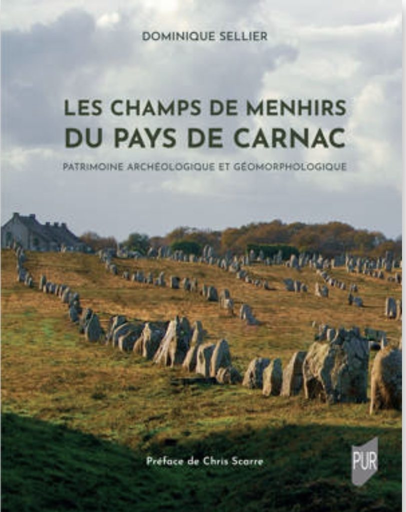 Dominique Sellier, Les champs de menhirs, page 1 de couverture.