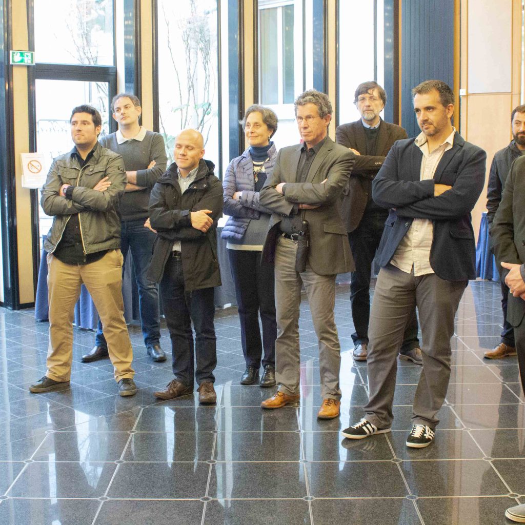Colloque L'école et les langues : les participants en mairie de Quimper. Photo : FB